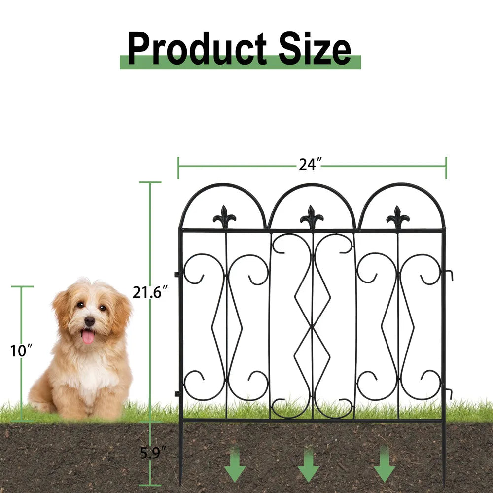 5pcs Decorative Garden Fence