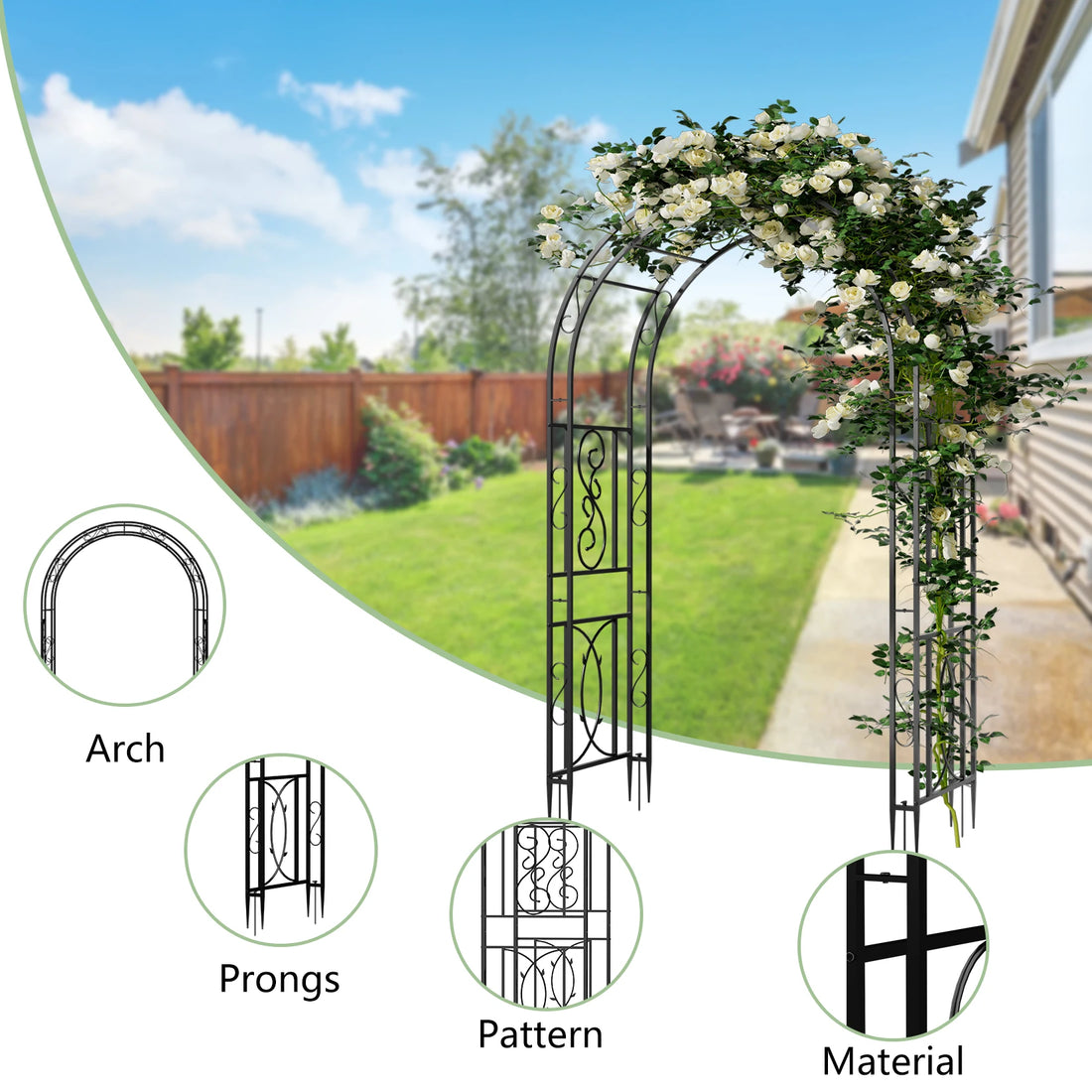 Garden Arches Arbors Outdoor