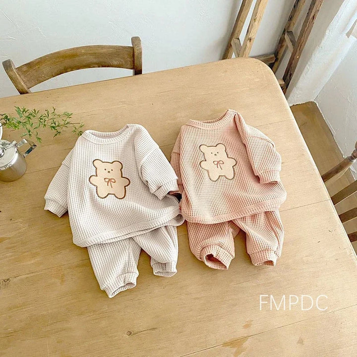 Kids Bear Sweatshirt + Pants Set