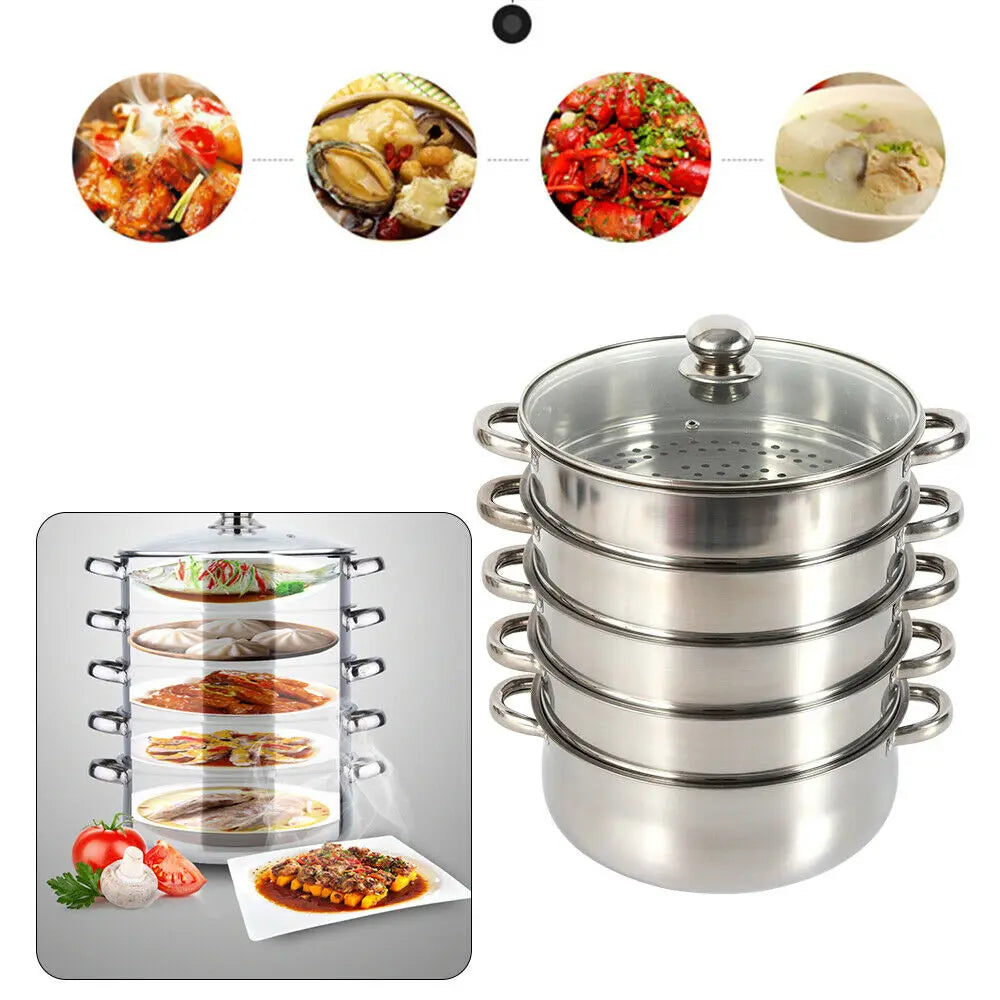 5 Layers  Steamer Cooker