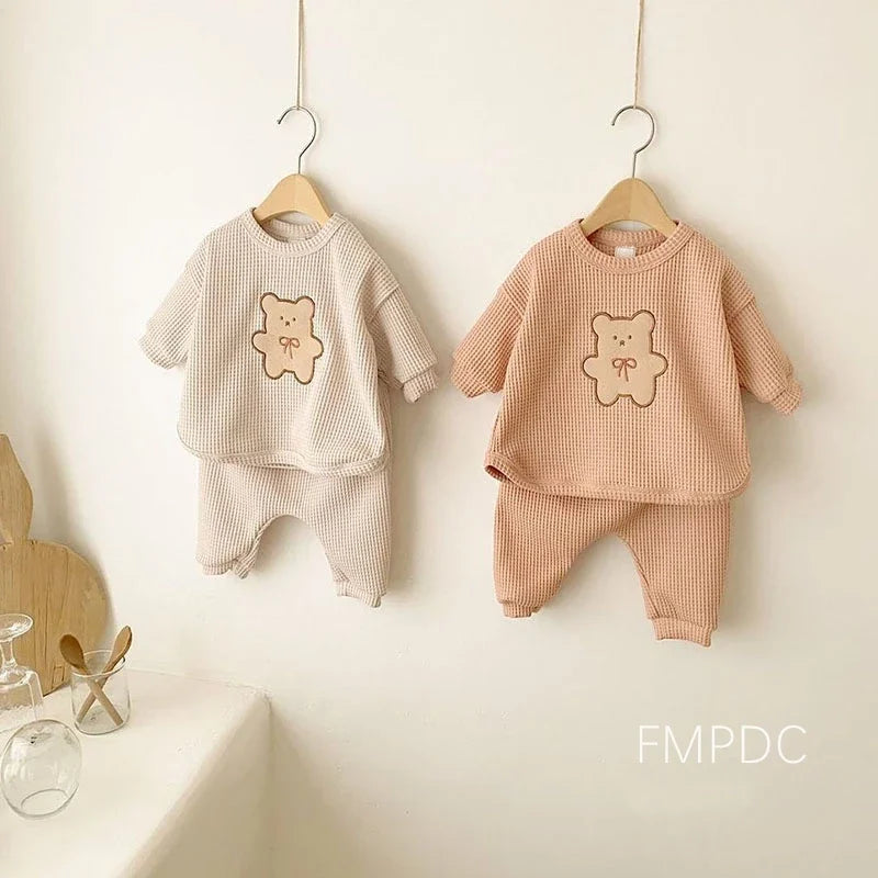 Kids Bear Sweatshirt + Pants Set