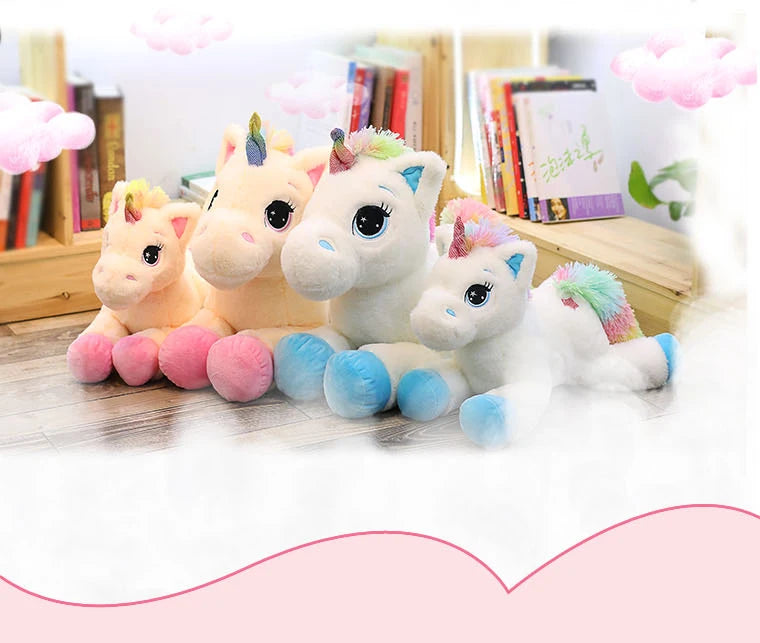 Rainbow Unicorn Plush Toy