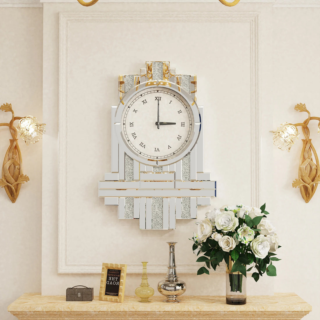 Large Wall Clock for Living Room Decor