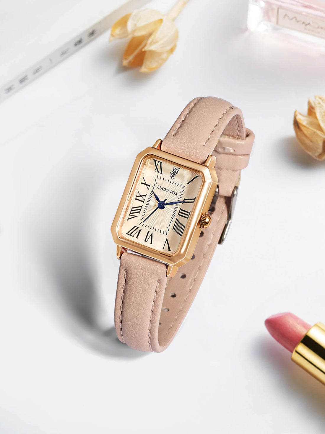 Casual Watches Square Leather Strap