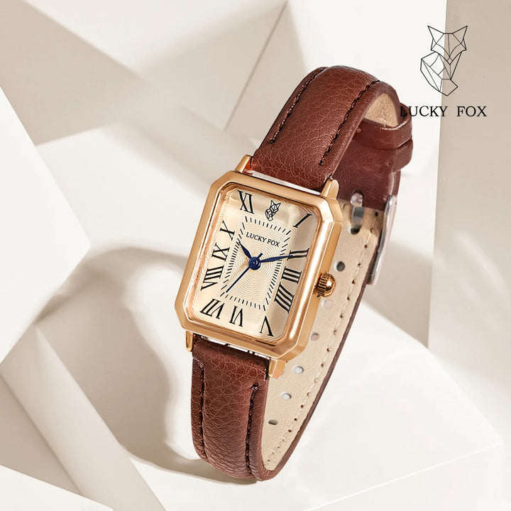 Casual Watches Square Leather Strap