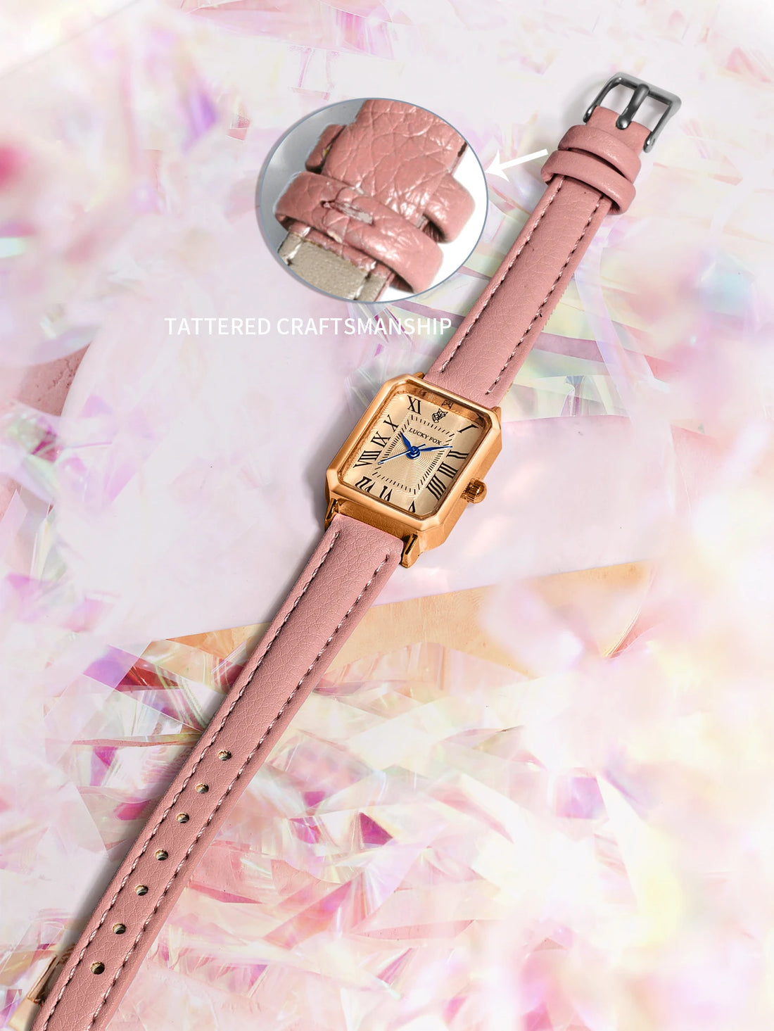 Casual Watches Square Leather Strap