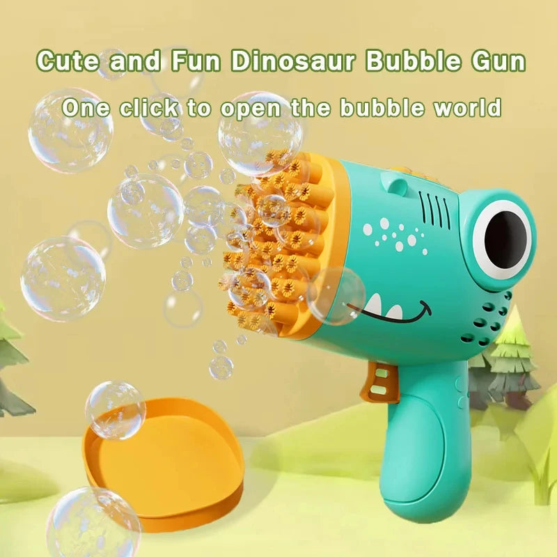 40 Hole Dinosaur Bubble Gun