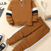 Kids Boys Green Circle Sweatshirt & Sweatpants Set