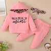 Baby Girls Letter Print Hoodie