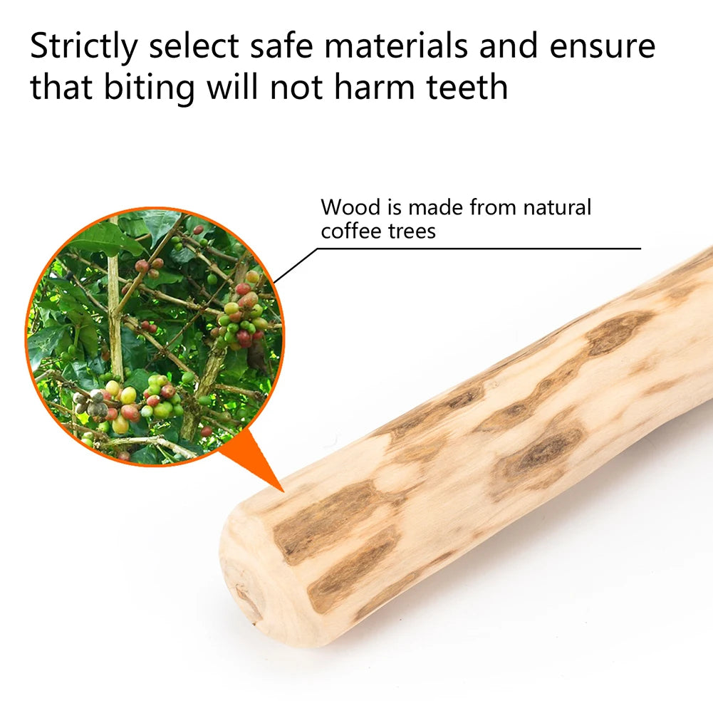 Natural Coffee Wood Chewable Stick