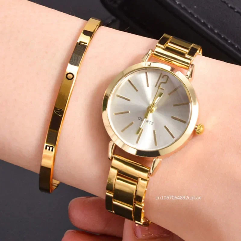 Ladies Fashion Watch & Bracelet