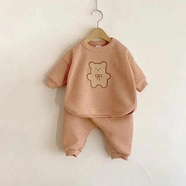 Kids Bear Sweatshirt + Pants Set