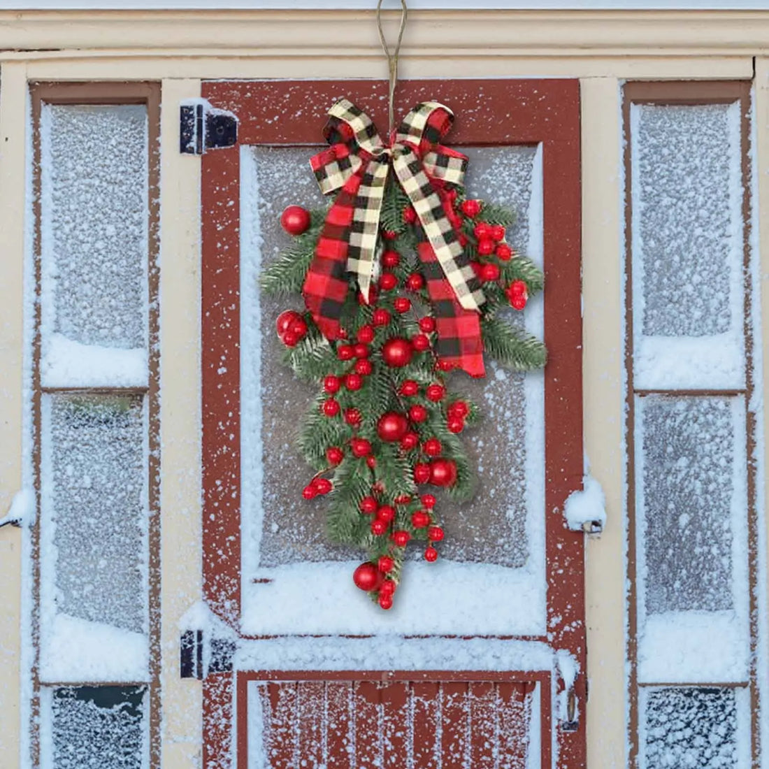 Christmas Light Up Wreath Ornaments