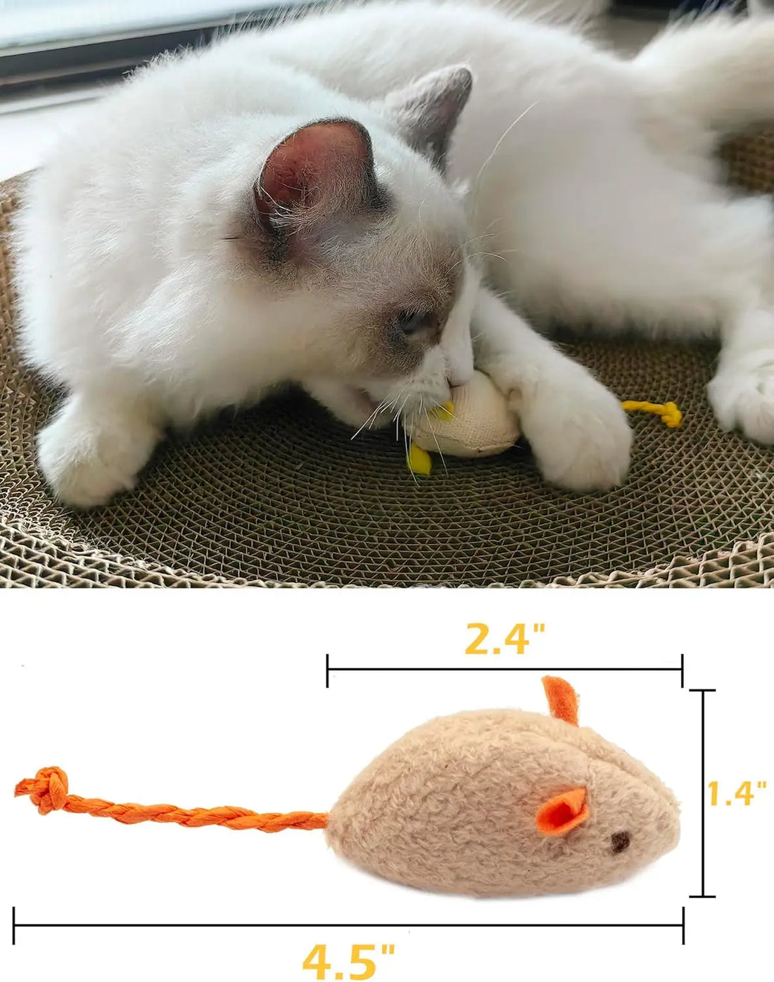 Rattle Cat Mouse Toys