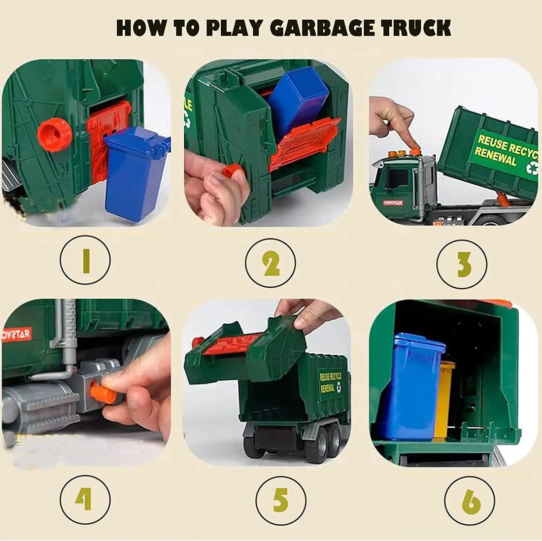 Big Garbage Truck Toy