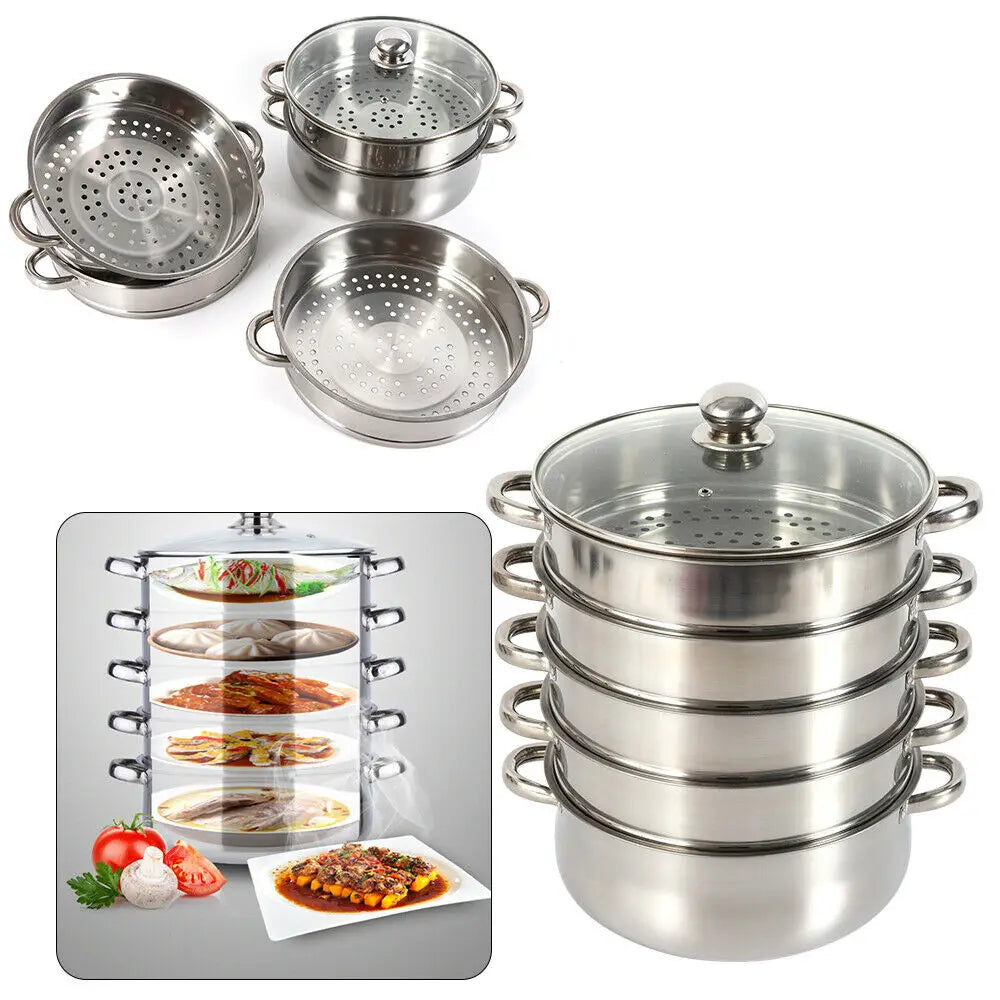 5 Layers  Steamer Cooker