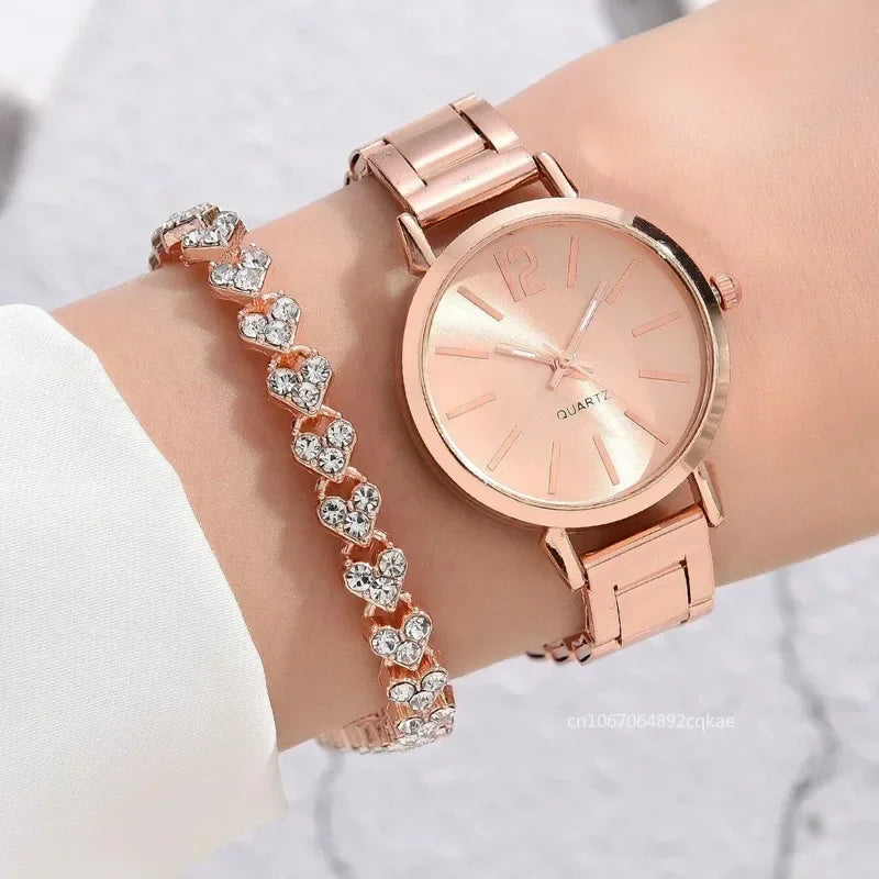 Ladies Fashion Watch & Bracelet