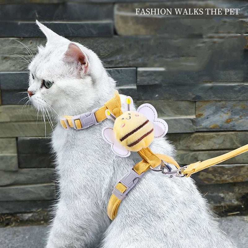 Harness Leash Collar Set