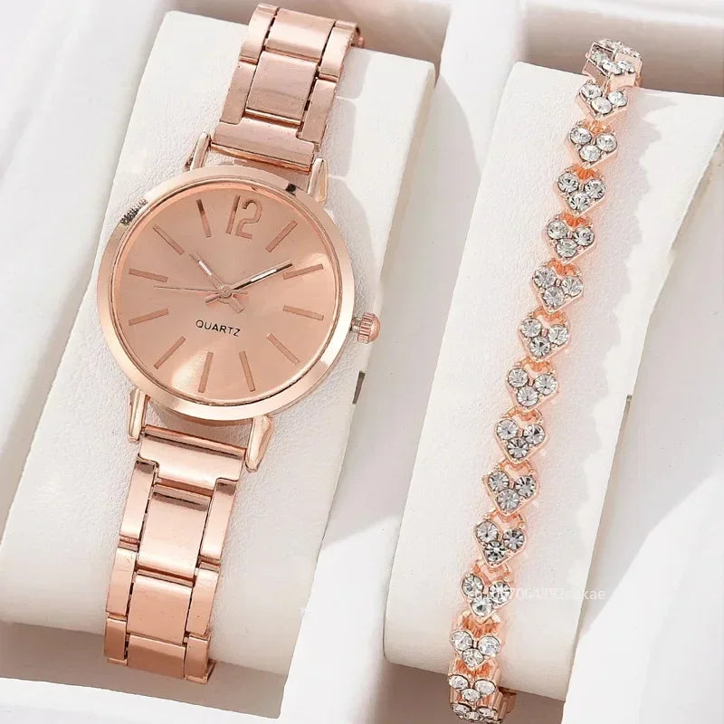 Ladies Fashion Watch & Bracelet