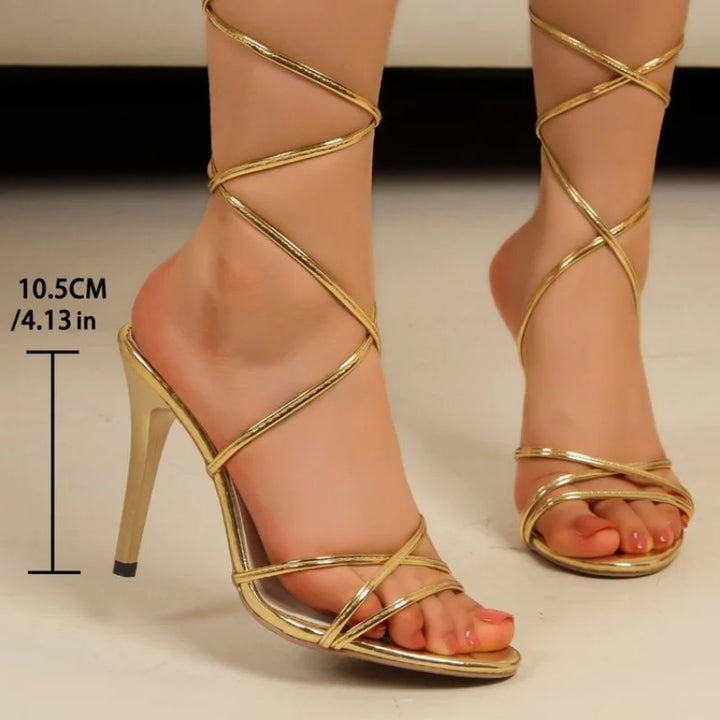 Strap High-heeled Sandals