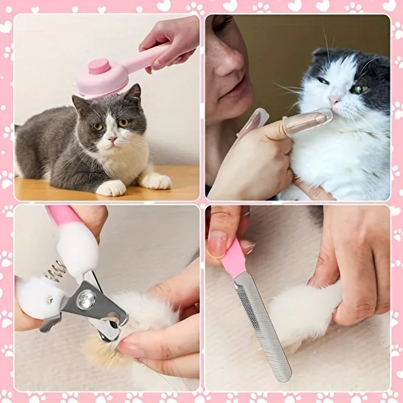 Pet Beauty Kit With Nail Clippers