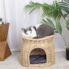 Cat Bed Hand Woven Wicker Bunk Basket