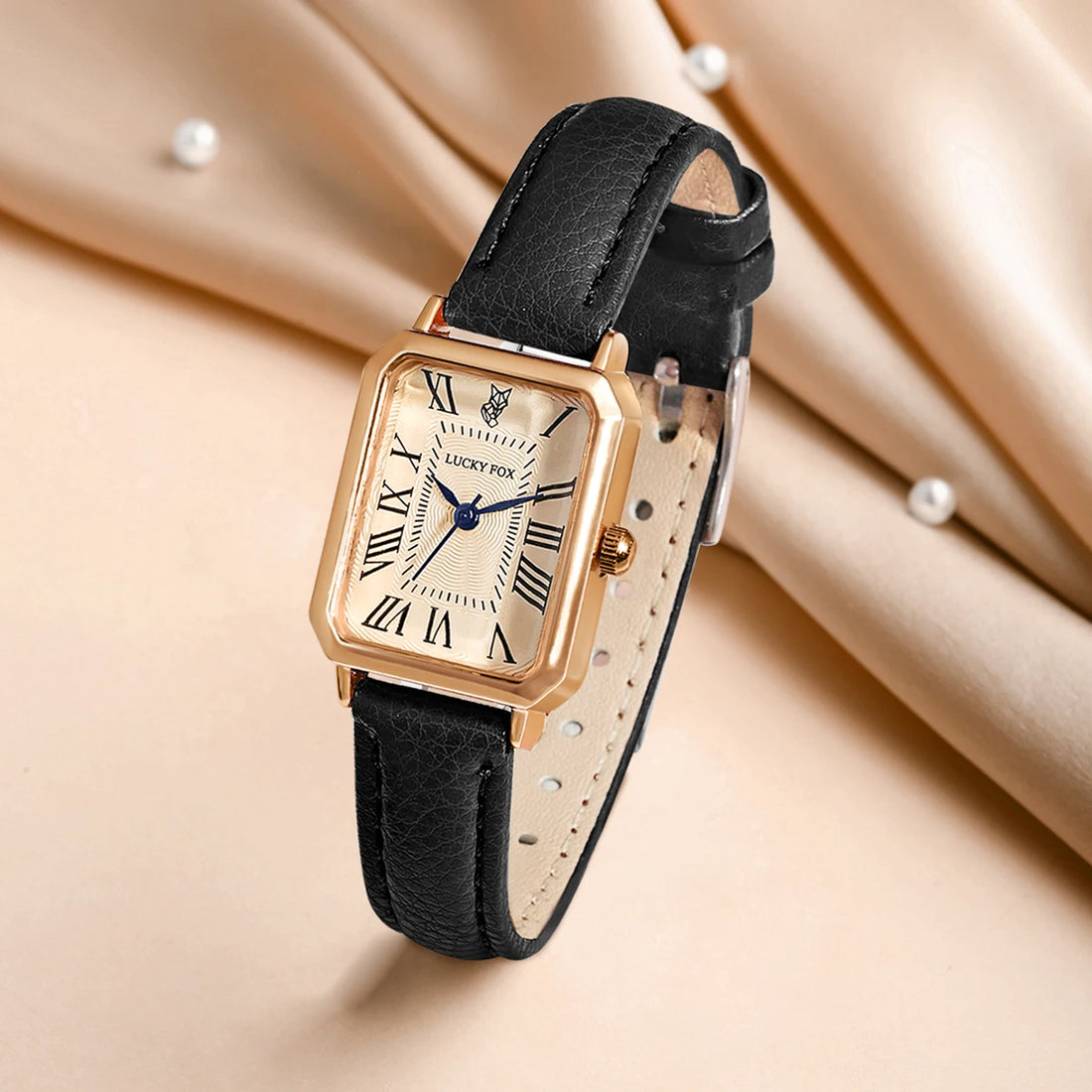 Casual Watches Square Leather Strap