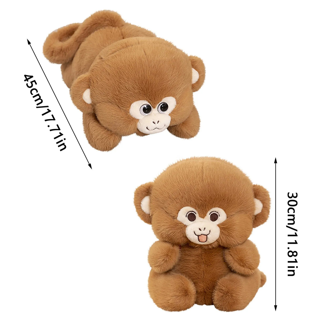 Cartoon Plush Monkey Doll