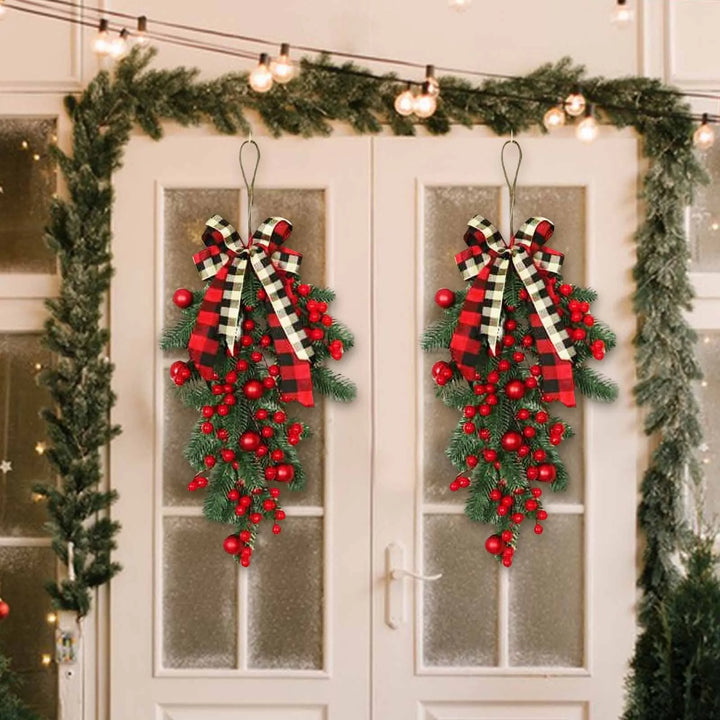 Christmas Light Up Wreath Ornaments