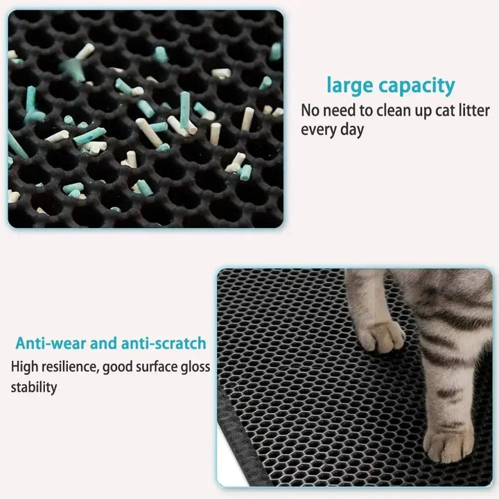 Cat Litter Mat Waterproof Double Layer