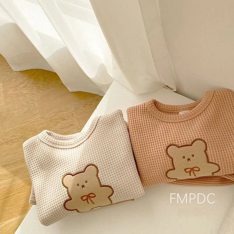 Kids Bear Sweatshirt + Pants Set