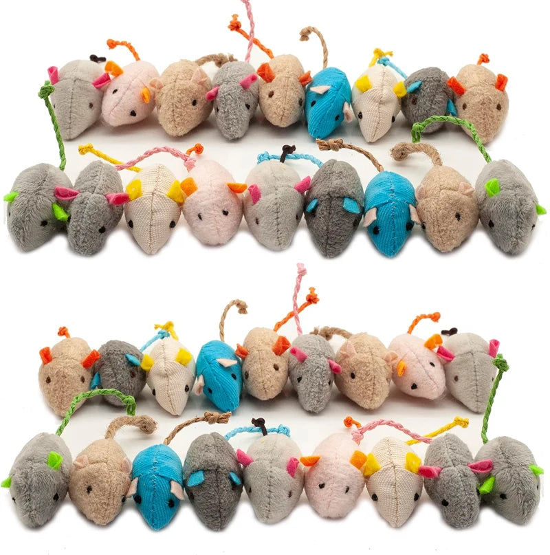 Rattle Cat Mouse Toys